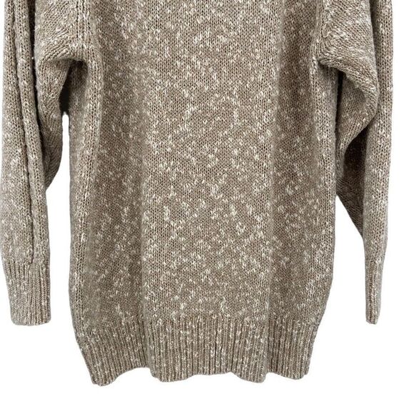 Carroll Reed Vintage Linen Cotton Blend Cardigan Grandpa Sweater Tan Medium - Picture 7 of 9